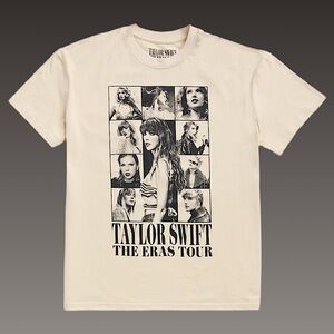 NWT TAYLOR SWIFT | THE ERAS TOUR US DATES BEIGE‎ T-SHIRT 3XL